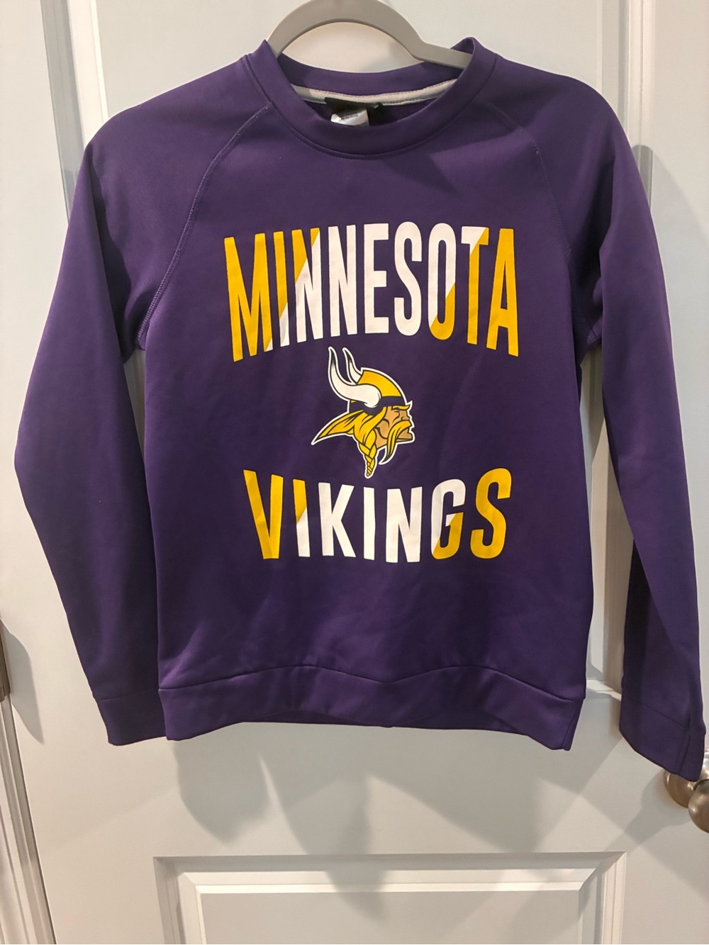 Kids Minnesota Vikings Purple Crewneck Sweatshirt